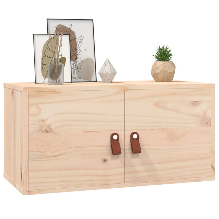 Wandschrank 60X30X30 Cm Massivholz Kiefer