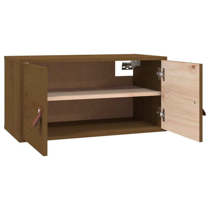 Wandschrank 60X30X30 Cm Massivholz Kiefer