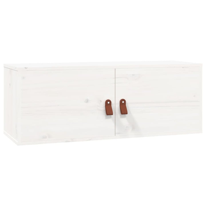 Wandschrank 80X30X30 Cm Massivholz Kiefer