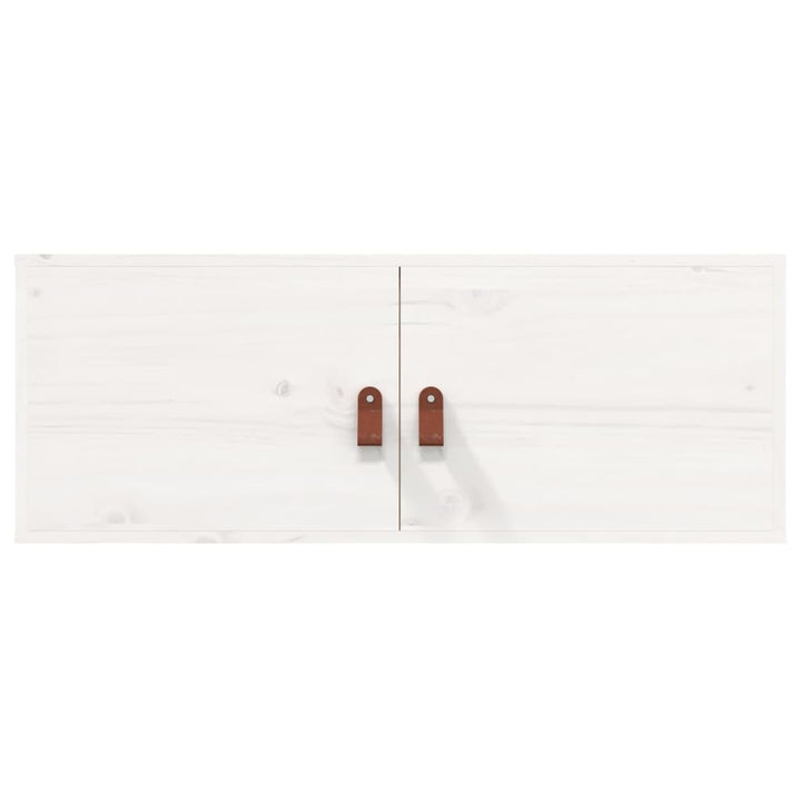 Wandschrank 80X30X30 Cm Massivholz Kiefer