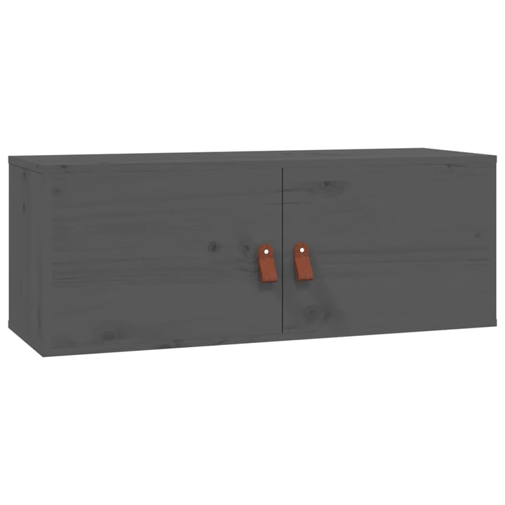 Wandschrank 80X30X30 Cm Massivholz Kiefer