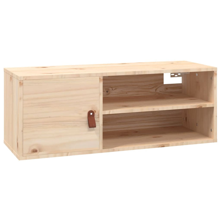 Wandschrank 80X30X30 Cm Massivholz Kiefer