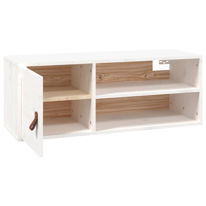 Wandschrank 80X30X30 Cm Massivholz Kiefer