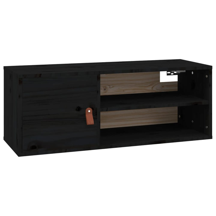 Wandschrank 80X30X30 Cm Massivholz Kiefer