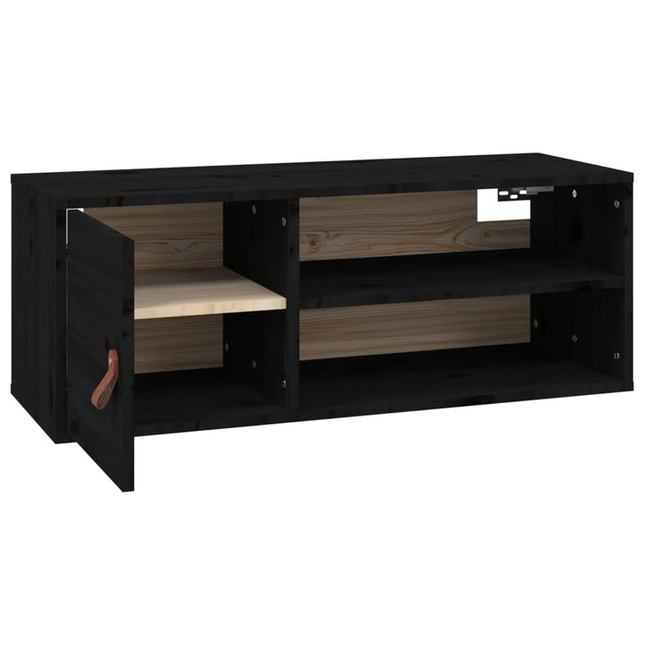 Wandschrank 80X30X30 Cm Massivholz Kiefer