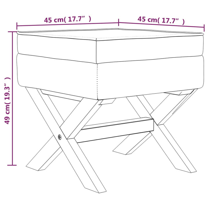 Hocker Mit Stauraum Leinen