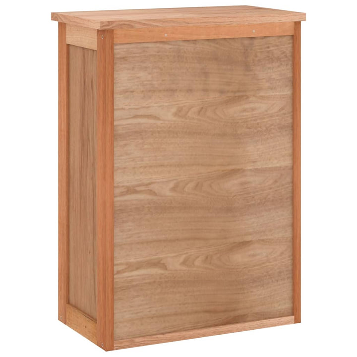 Wand-Badschrank Massivholz Nussbaum