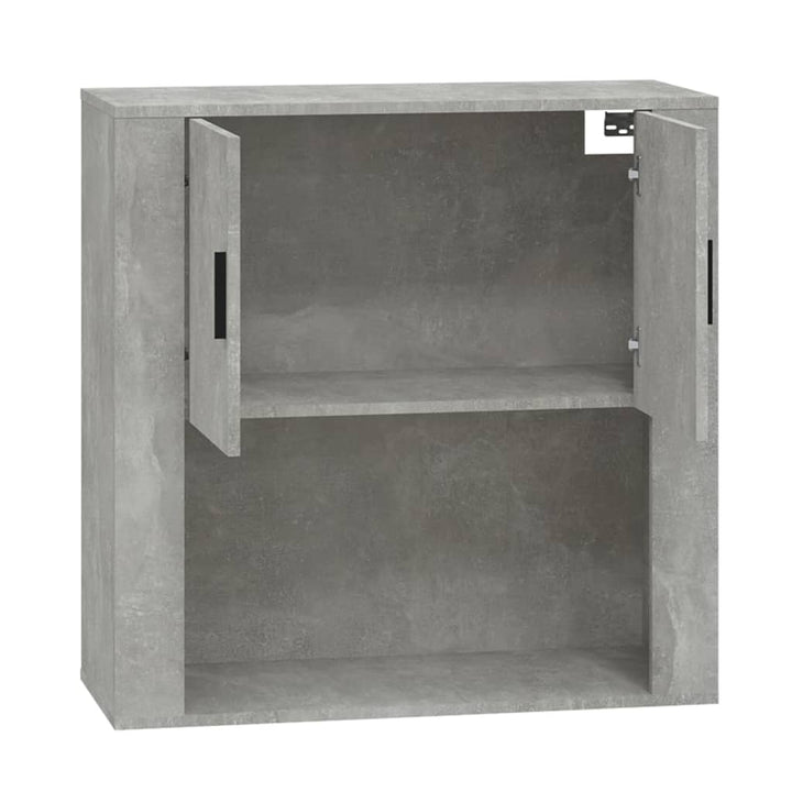 Wandschrank Betongrau 80X33X80 Cm Holzwerkstoff