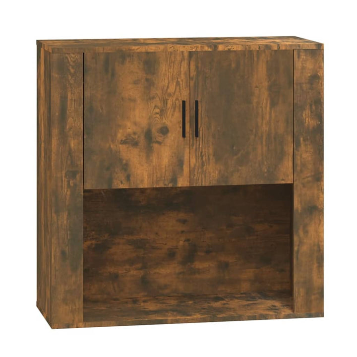 Wandschrank Räuchereiche 80X33X80 Cm Holzwerkstoff