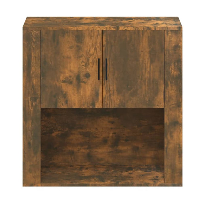 Wandschrank Räuchereiche 80X33X80 Cm Holzwerkstoff