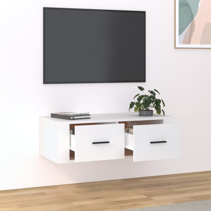 Tv-Wandschrank 80X36X25 Cm Holzwerkstoff