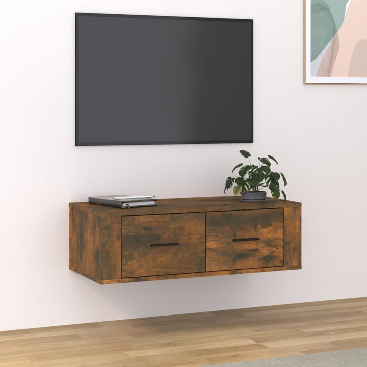 Tv-Wandschrank 80X36X25 Cm Holzwerkstoff