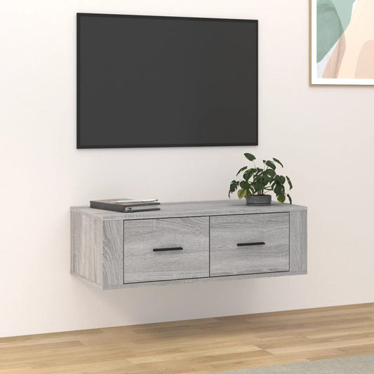 Tv-Wandschrank 80X36X25 Cm Holzwerkstoff