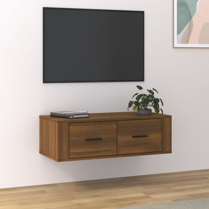 Tv-Wandschrank 80X36X25 Cm Holzwerkstoff