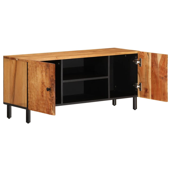 Tv-Schrank 105X33X46 Cm Massivholz Akazie