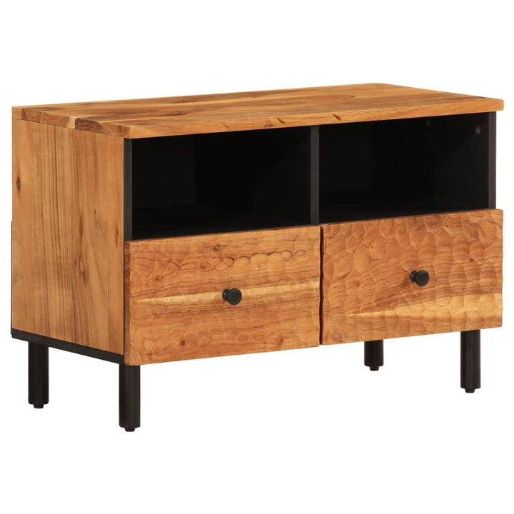 Tv-Schrank 70X33X46 Cm Massivholz Akazie