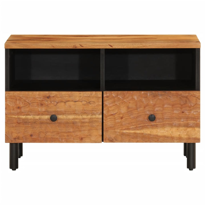 Tv-Schrank 70X33X46 Cm Massivholz Akazie