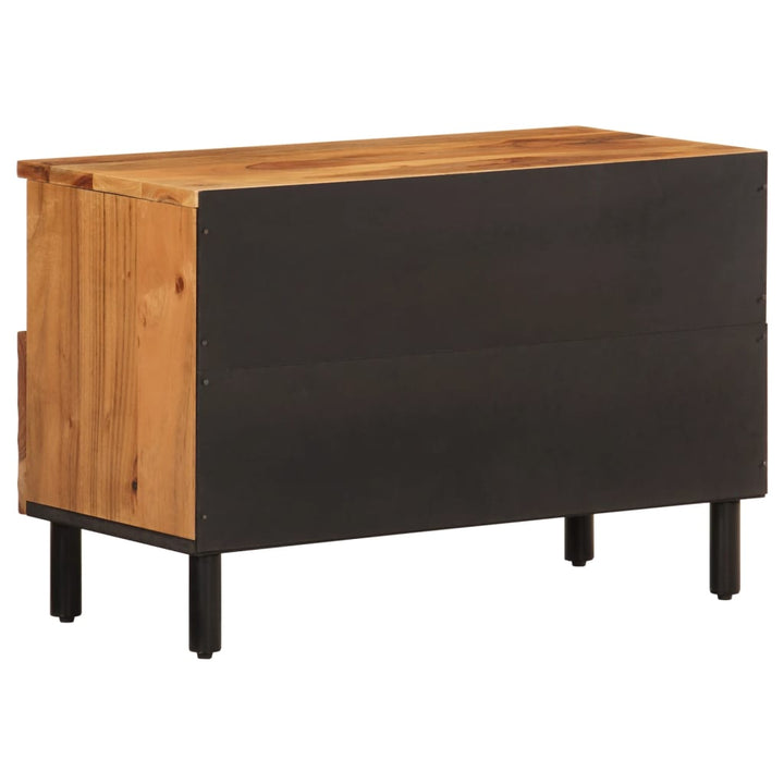 Tv-Schrank 70X33X46 Cm Massivholz Akazie