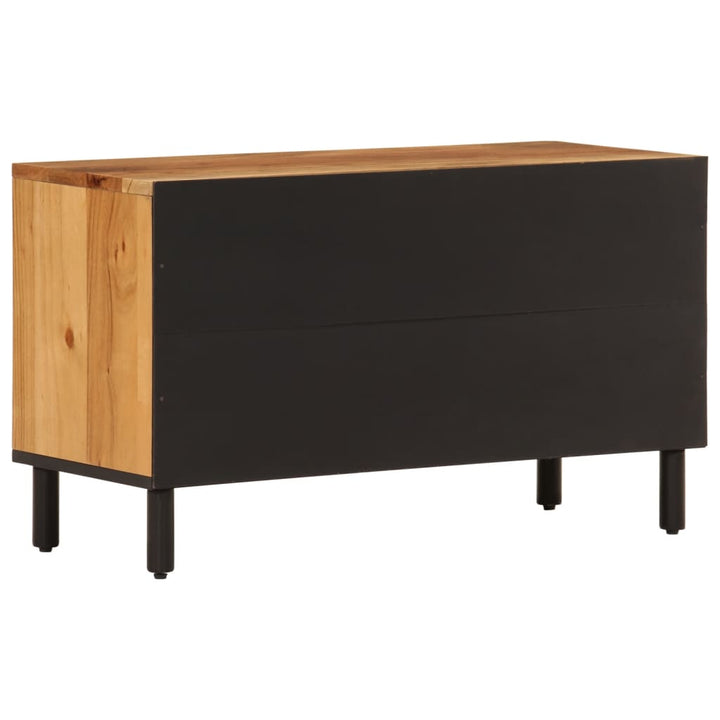 Tv-Schrank 80X33X46 Cm Massivholz Akazie