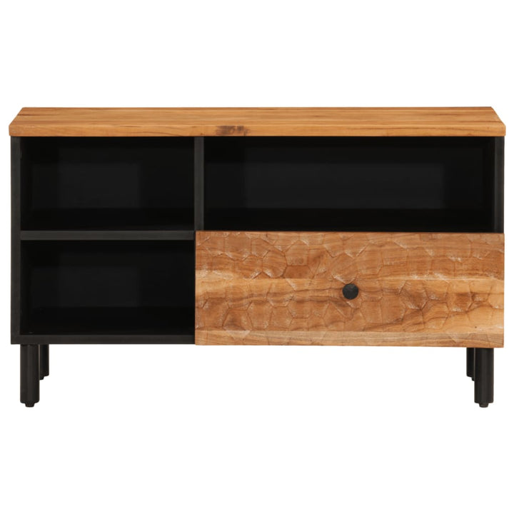 Tv-Schrank 80X33X46 Cm Massivholz Akazie