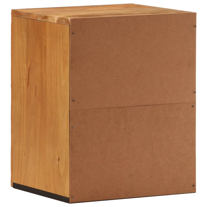 Bad-Wandschrank 38X33X48 Cm Massivholz Akazie