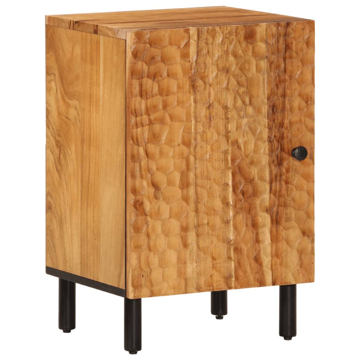 Badschrank 38X33X58 Cm Massivholz Akazie