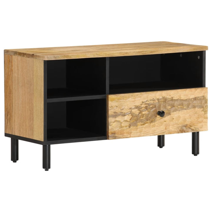 Tv-Schrank 80X33X46 Cm Massivholz Akazie