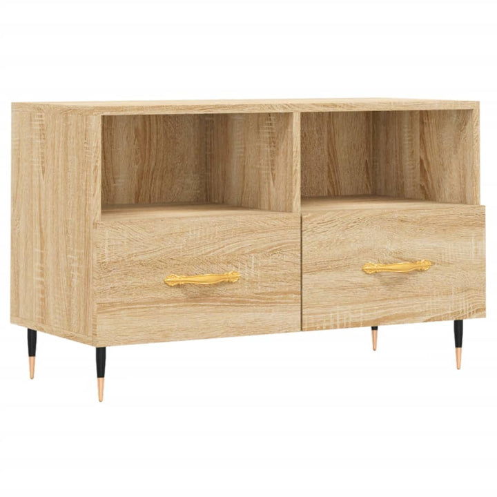 Tv-Schrank Sonoma-Eiche 80X36X50 Cm Holzwerkstoff