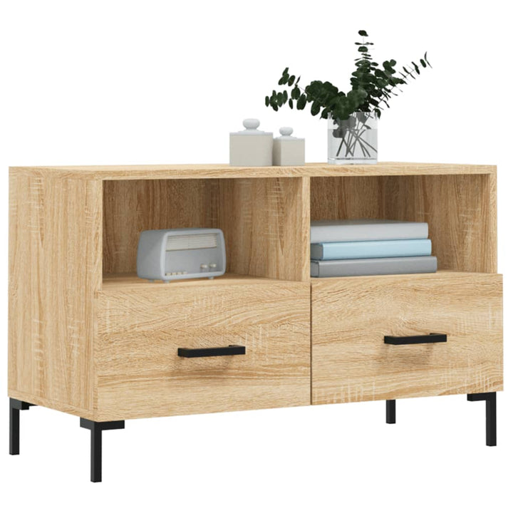 Tv-Schrank Sonoma-Eiche 80X36X50 Cm Holzwerkstoff