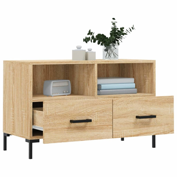 Tv-Schrank Sonoma-Eiche 80X36X50 Cm Holzwerkstoff