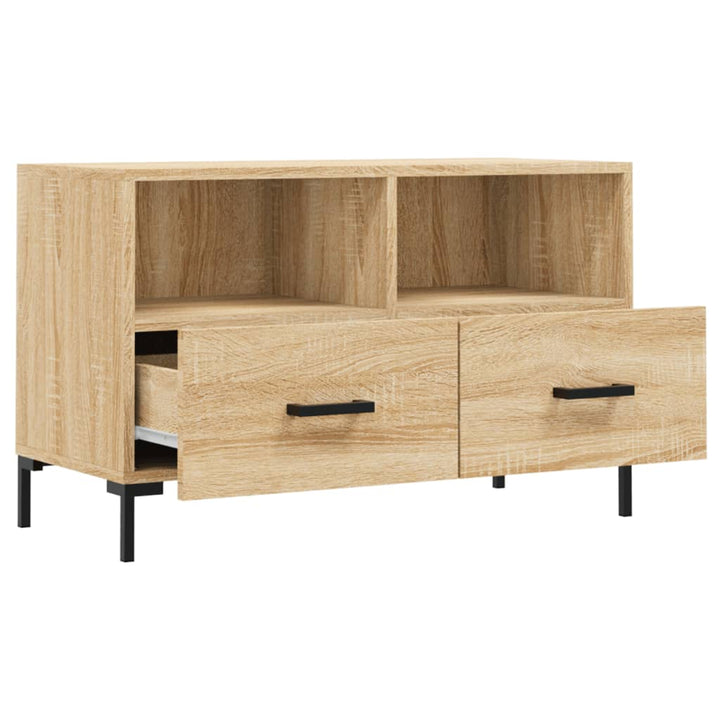 Tv-Schrank Sonoma-Eiche 80X36X50 Cm Holzwerkstoff