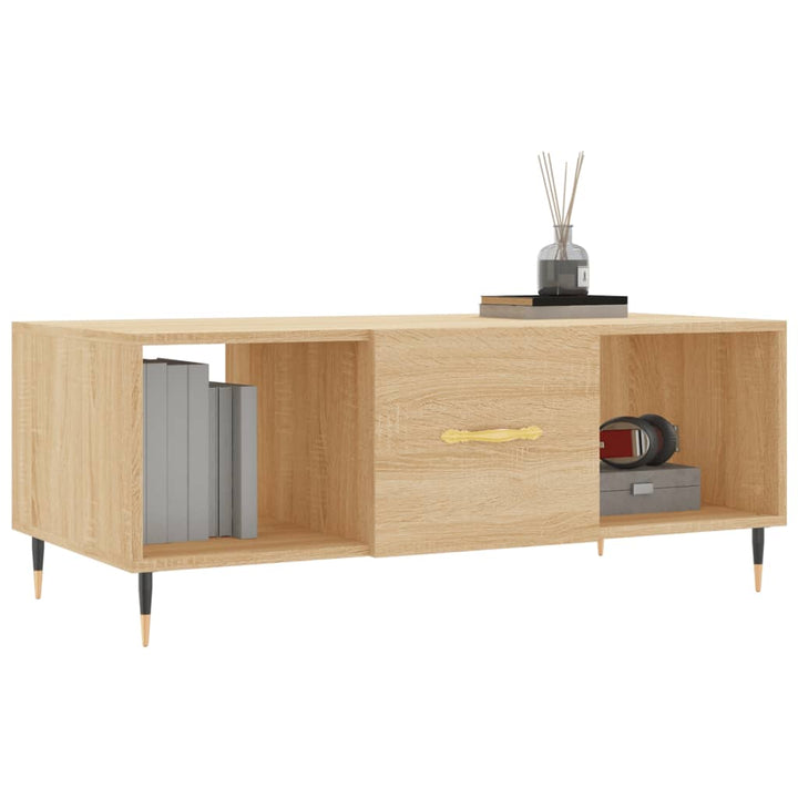 Couchtisch Sonoma-Eiche 102X50X40 Cm Holzwerkstoff