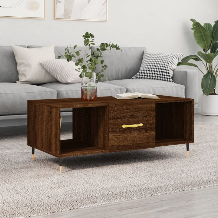 Couchtisch Sonoma-Eiche 102X50X40 Cm Holzwerkstoff