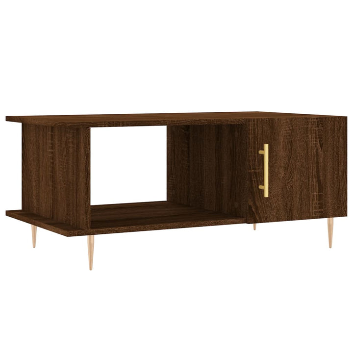 Couchtisch Braun Eichen-Optik 90X50X40 Cm Holzwerkstoff