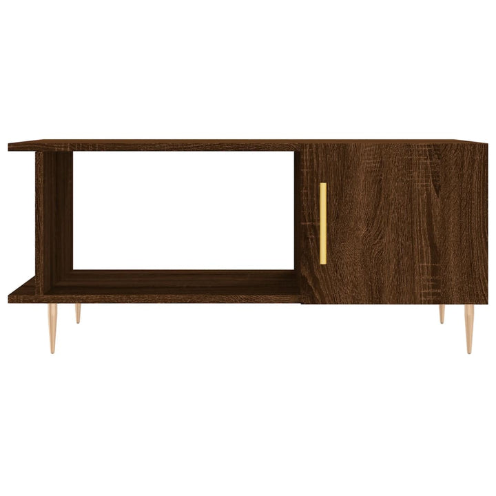 Couchtisch Braun Eichen-Optik 90X50X40 Cm Holzwerkstoff