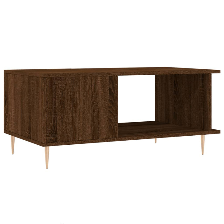 Couchtisch Braun Eichen-Optik 90X50X40 Cm Holzwerkstoff