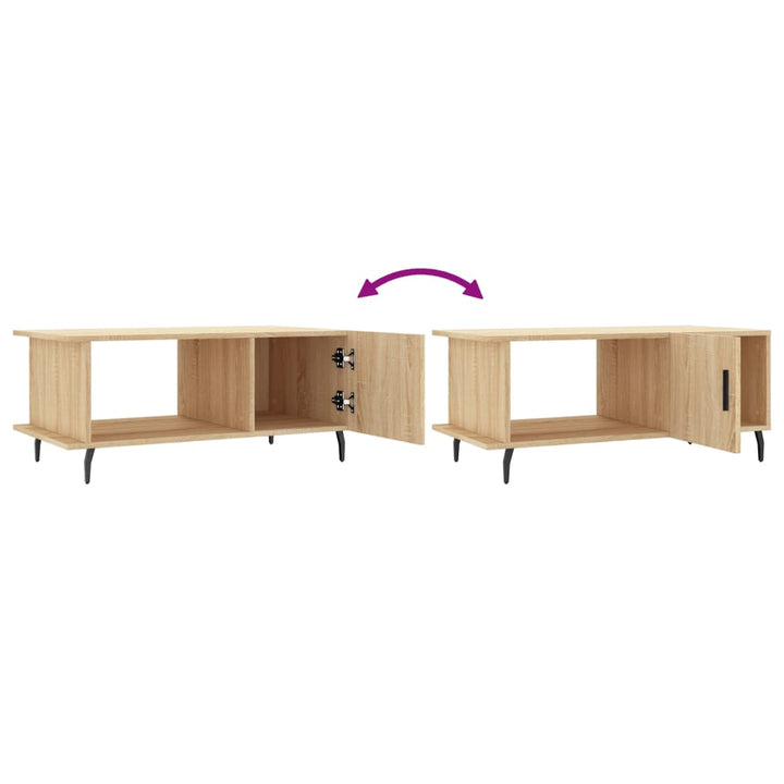 Couchtisch Sonoma-Eiche 90X50X40 Cm Holzwerkstoff