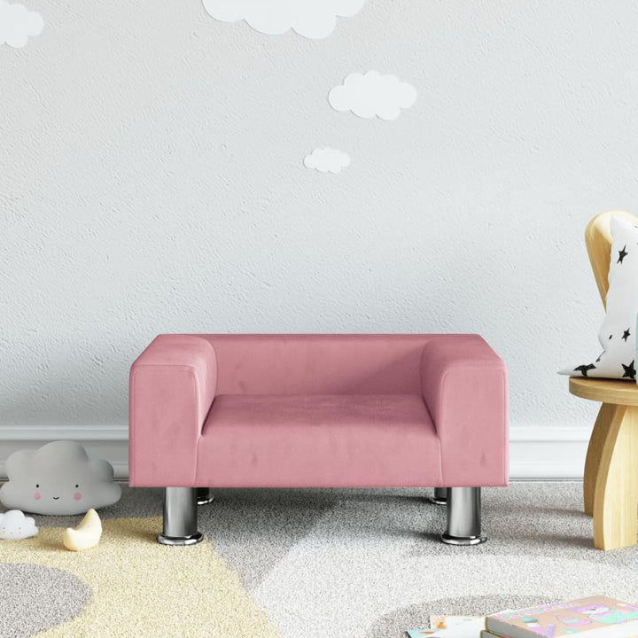 Kindersofa 70X45X26,5 Cm Samt