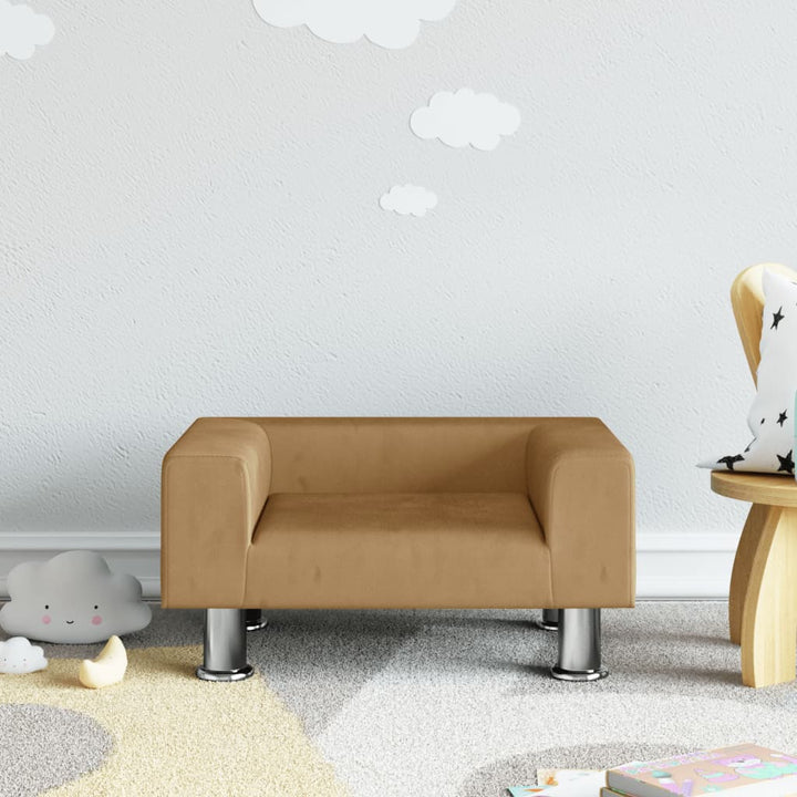 Kindersofa 70X45X26,5 Cm Samt