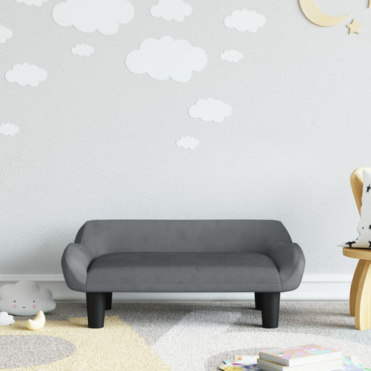 Kindersofa 70X40X24 Cm Samt