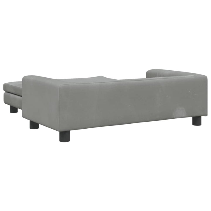 Kindersofa Mit Hocker 100X50X30 Cm Samt