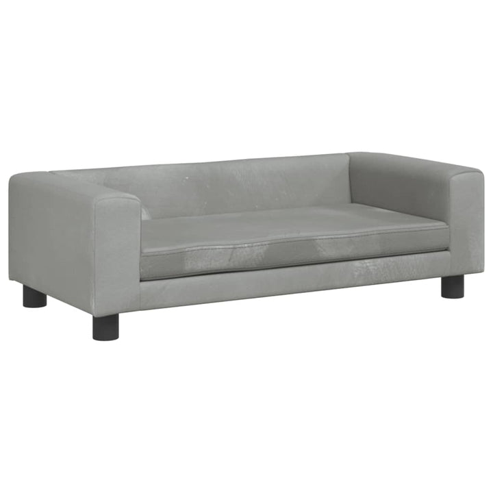 Kindersofa Mit Hocker 100X50X30 Cm Samt