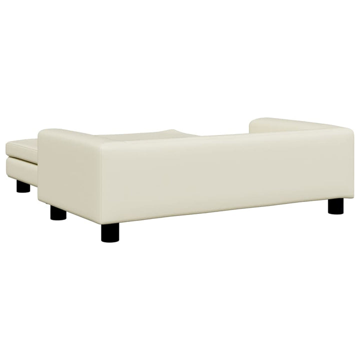 Kindersofa Mit Hocker 100X50X30 Cm Kunstleder