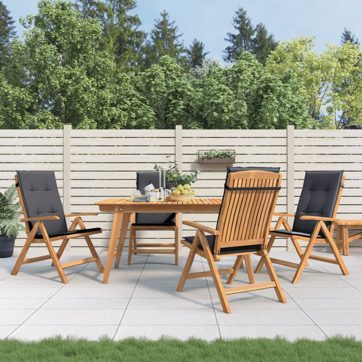 Gartenstühle Mit Kissen 2 Stk. Massivholz Teak