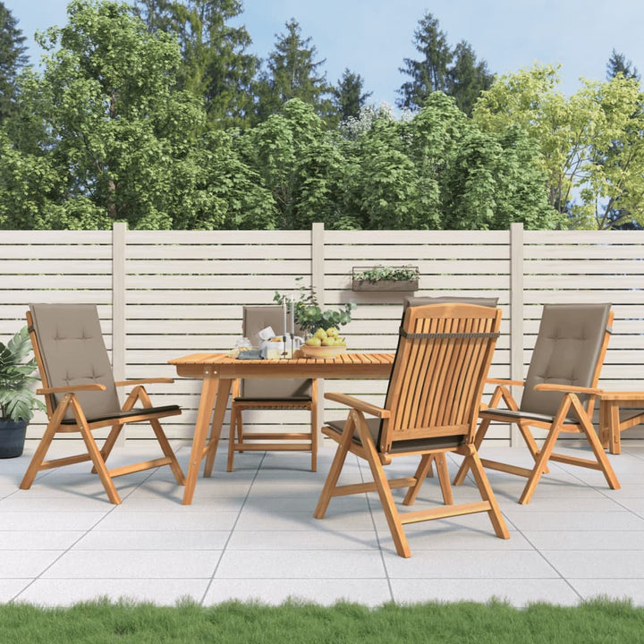 Gartenstühle Mit Kissen 2 Stk. Massivholz Teak