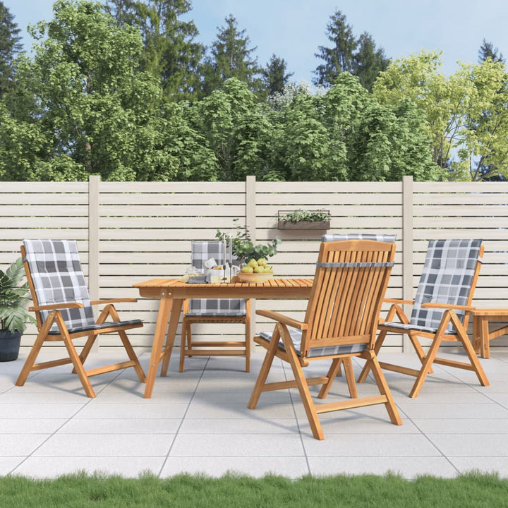 Gartenstühle Mit Kissen 2 Stk. Massivholz Teak