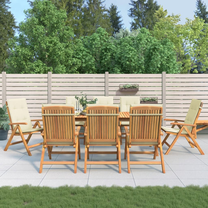 Gartenstühle Mit Kissen 2 Stk. Massivholz Teak