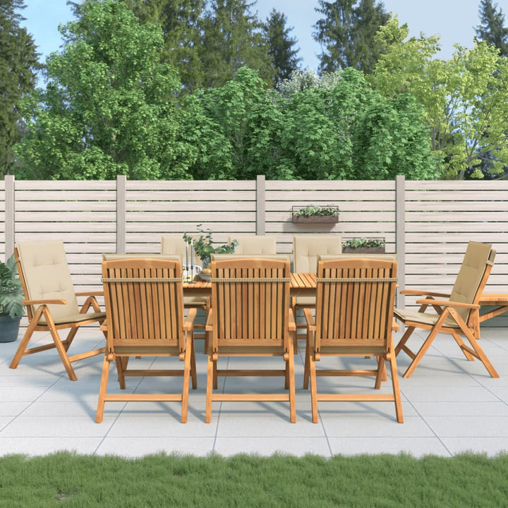 Gartenstühle Mit Kissen 2 Stk. Massivholz Teak