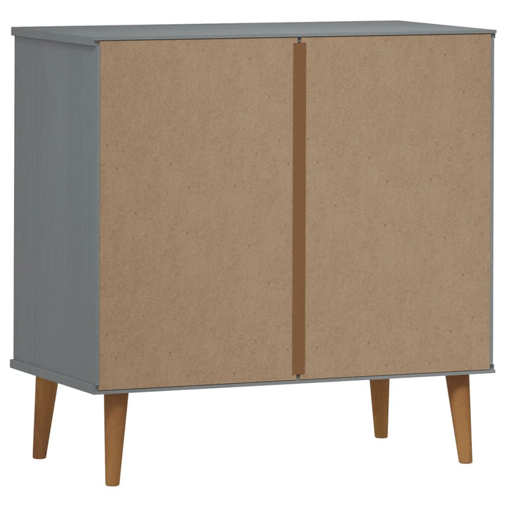 Schubladenschrank Molde 80X40X80 Cm Massivholz Kiefer