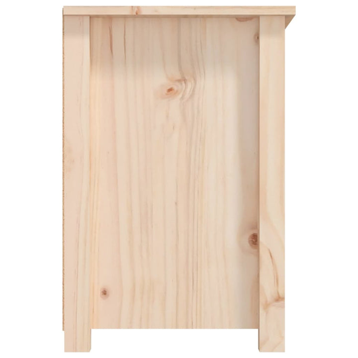 Tv-Schrank 79X35X52 Cm Massivholz Kiefer